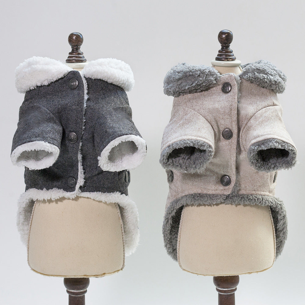 Manteau Fourré Ultra Confort pour Animaux - Style et Protection Hivernale