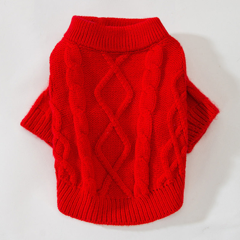 Pull en laine tressée - doux et confortable