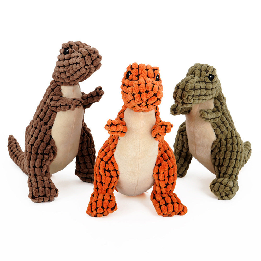 Peluche dinosaure - câline et douce pour chiens et chats