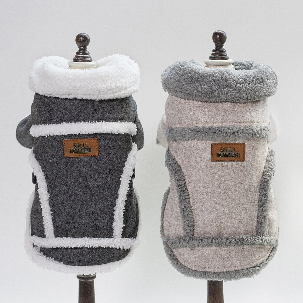 Manteau Fourré Ultra Confort pour Animaux - Style et Protection Hivernale