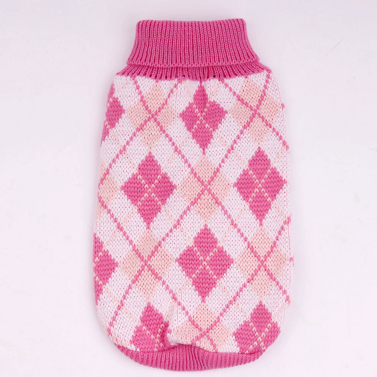 Pull à carreaux pour animaux de compagnie - élégant pour l’hiver