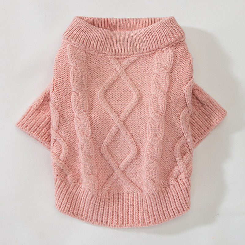 Pull en laine tressée - doux et confortable