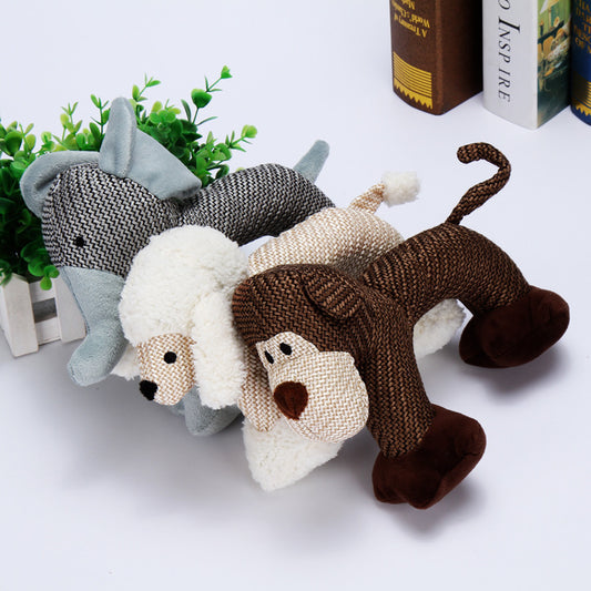 Peluche sonore résistante - un jouet parfait pour la mastication