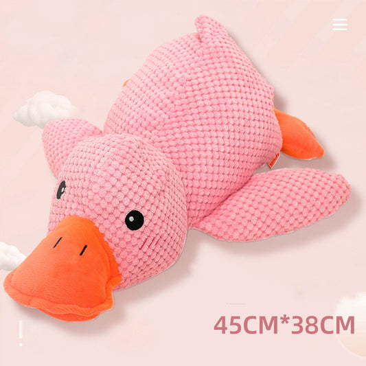 Peluche canard nettoyant pour dents - résistante et amusante