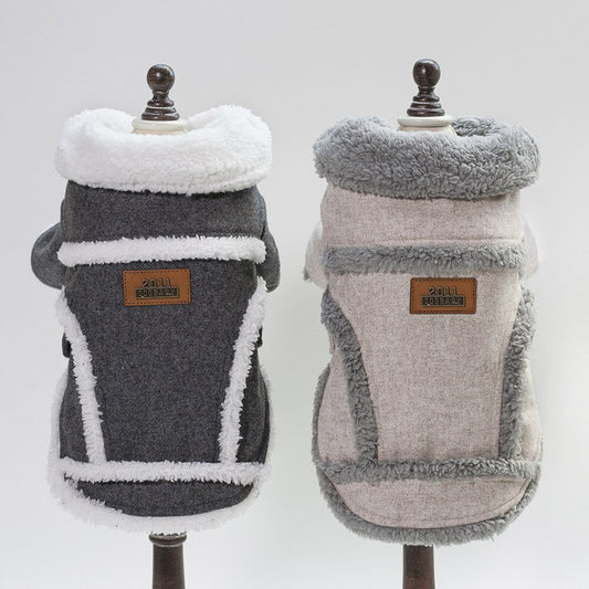 Manteau Fourré Ultra Confort pour Animaux - Style et Protection Hivernale