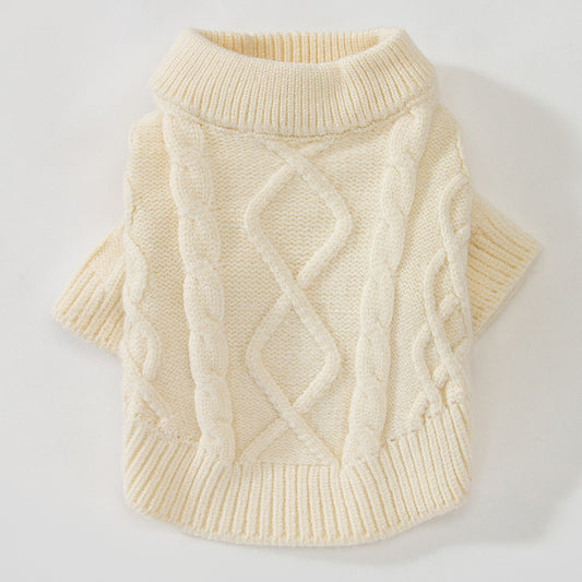 Pull en laine tressée - doux et confortable